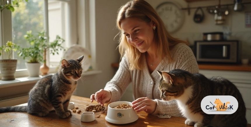 how many times a day should you feed a cat