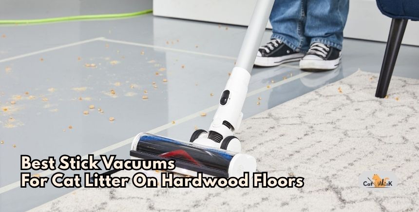 best stick vacuums for cat litter on hardwood floors