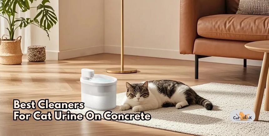 best cleaners for cat urine on concrete