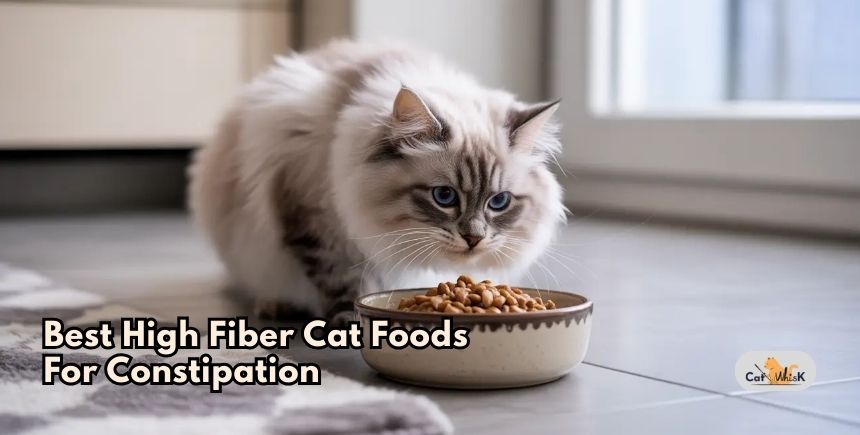 best high fiber cat foods for constipation
