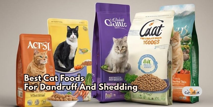 best cat foods for dandruff and shedding
